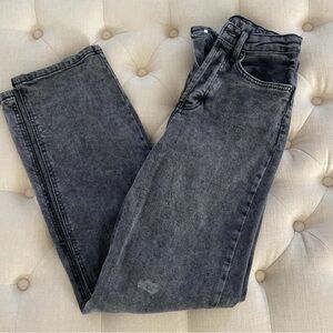 Women’s Black Washed Jeans - Classic Straight Fit